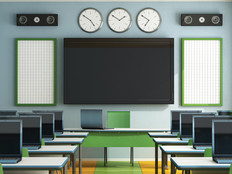 Digital Display in a K–12 multimedia classroom