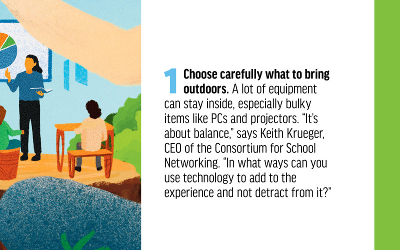 1. Choose Carefully What to Bring Outdoors