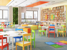 Modern classroom