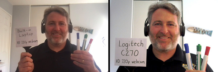 Webcam Comparison Logitech C270