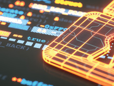 firewalls for cybersecurity illustrated by glowing digital lock