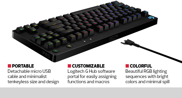 Logitech G Pro Keyboard Specs