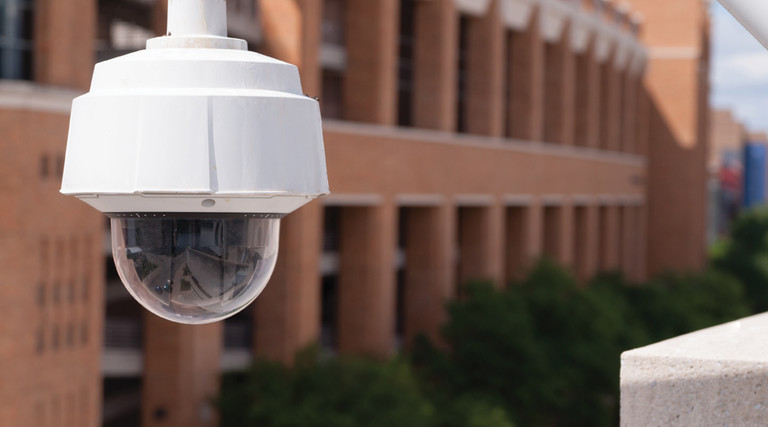 K-12 campus security camera