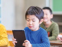 Student using technology in the classroom
