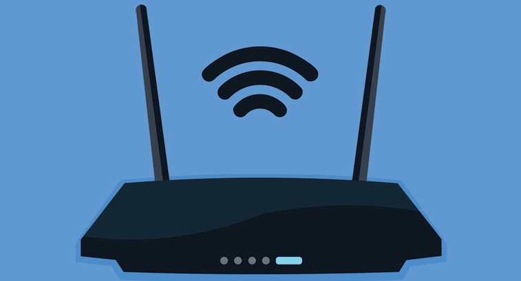 illustration of wireless router