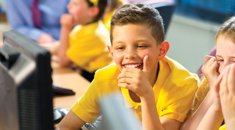 k-12 students using integrated technology in the classroom
