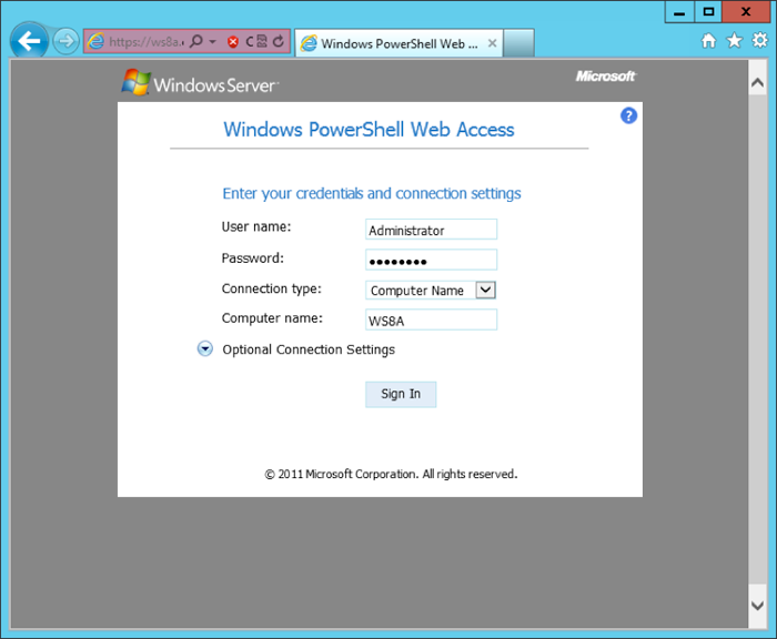 Windows Server 2012 screen shot 2