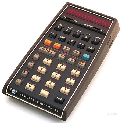 First programmable calculator