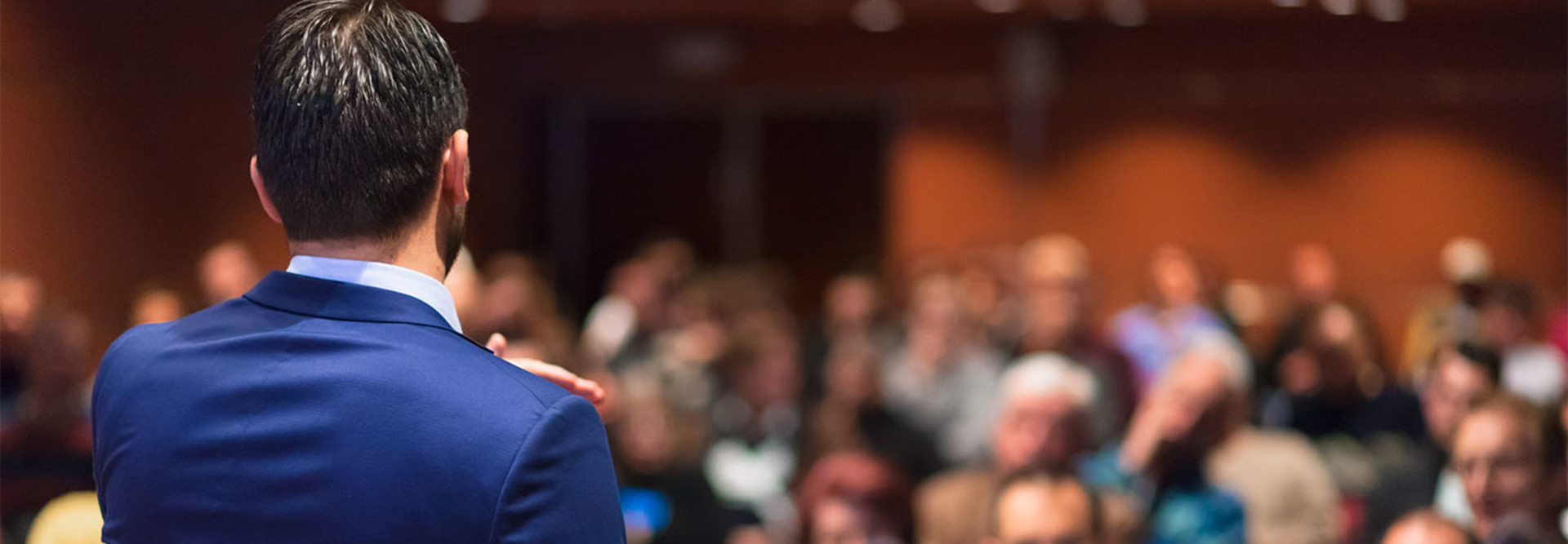 Speaker at conference