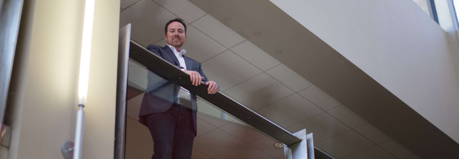 CIO on balcony
