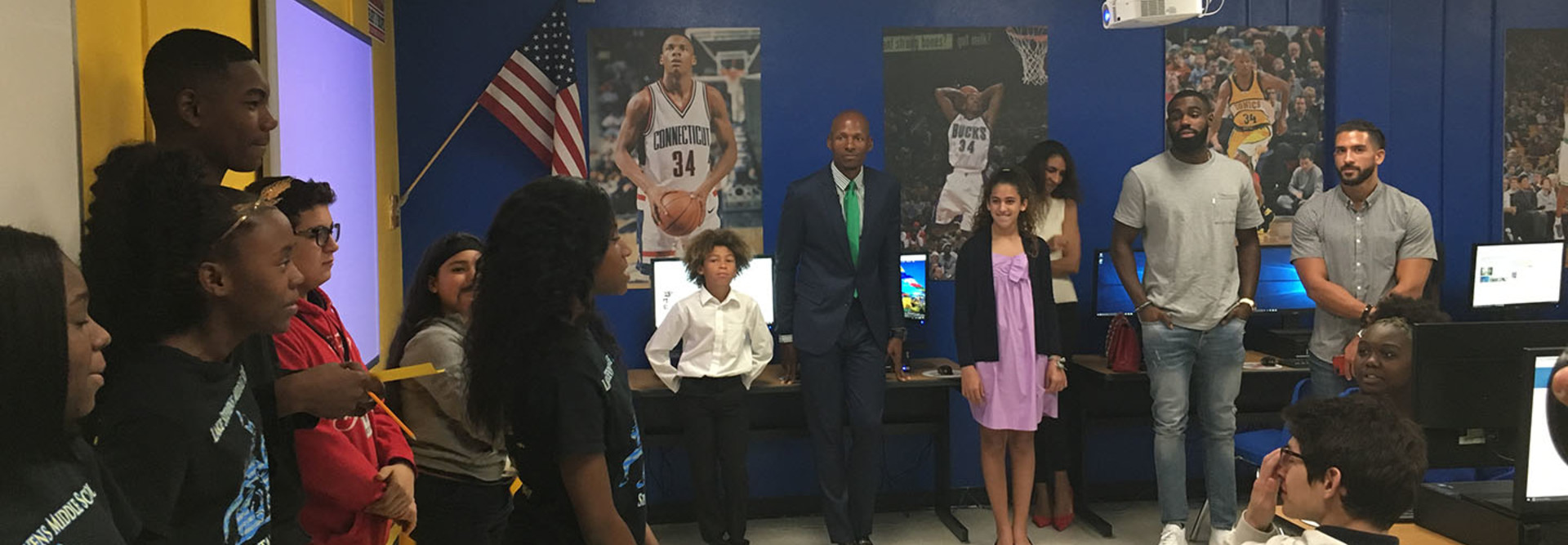 Ray Allen Lake Stevens Middle School Computer Lab