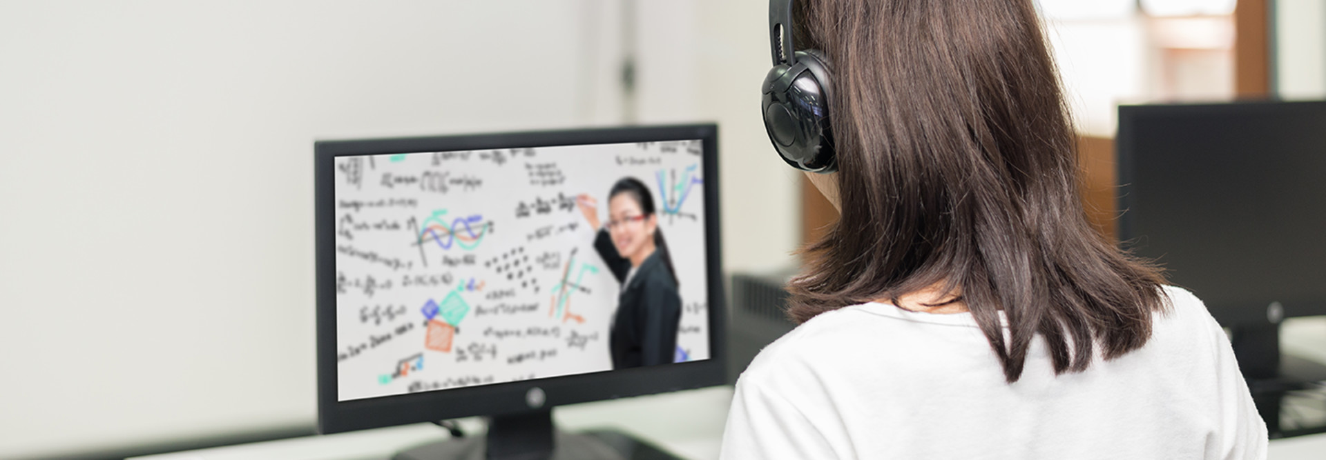 Student learning from the computer