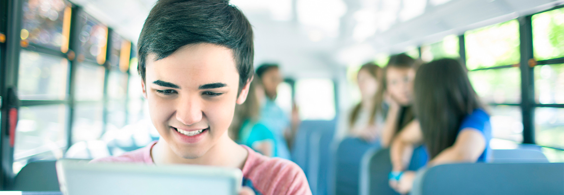kid on bus