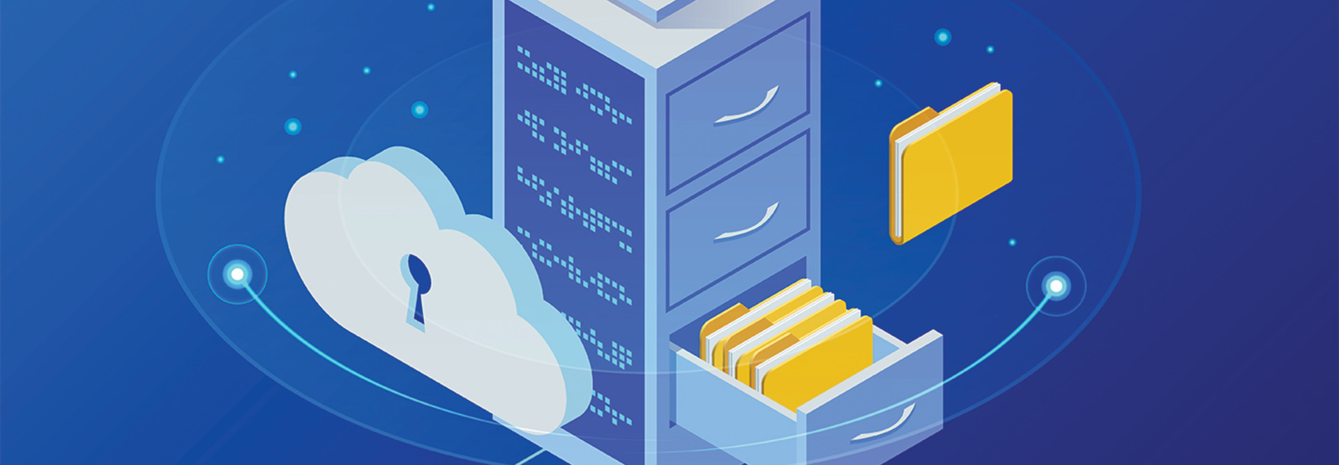 Cloud security concept 