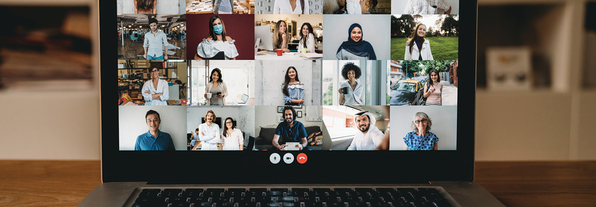 Video conference screen 