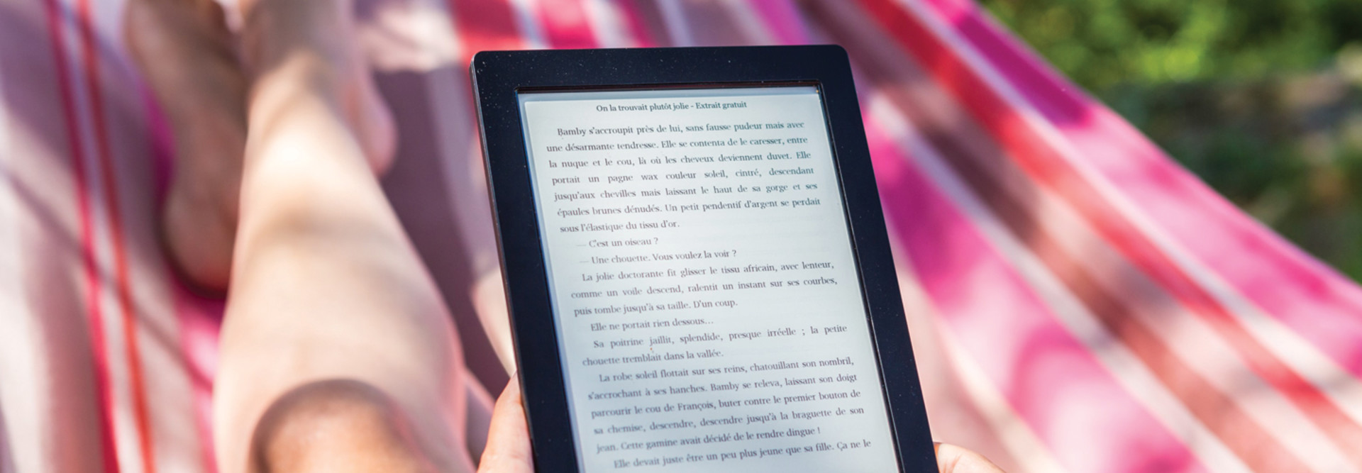 student summer reading e-book tablet