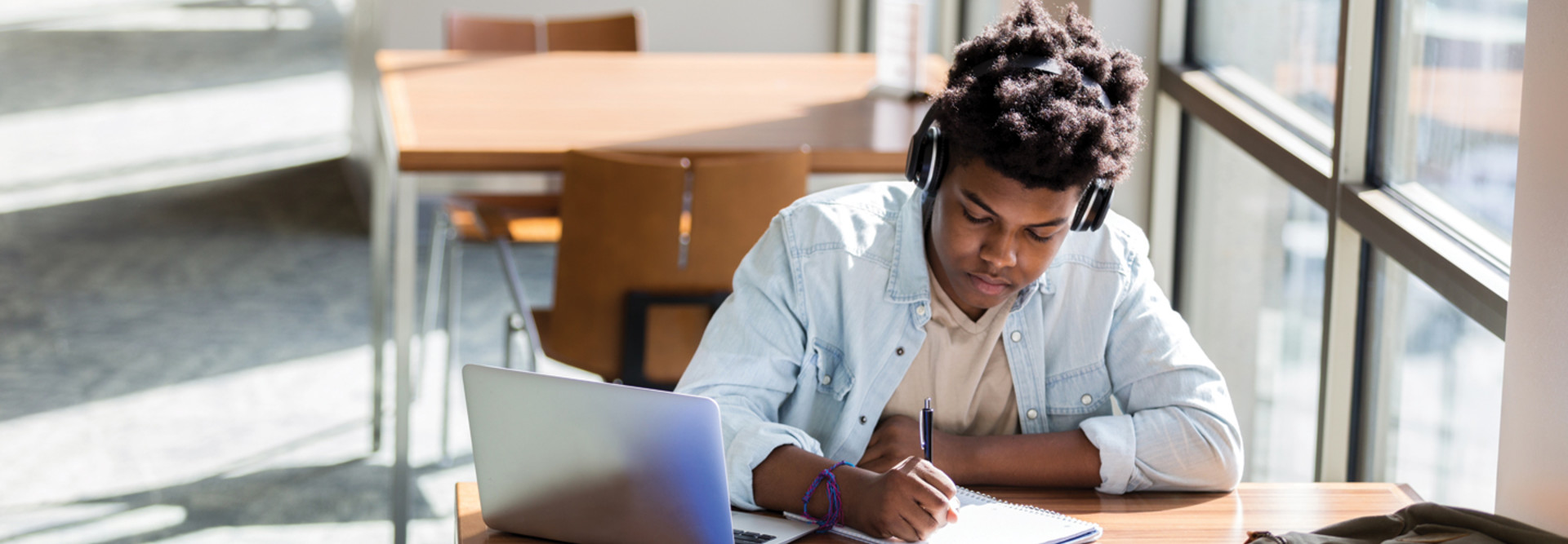 Student studying with tech - conference takeaways