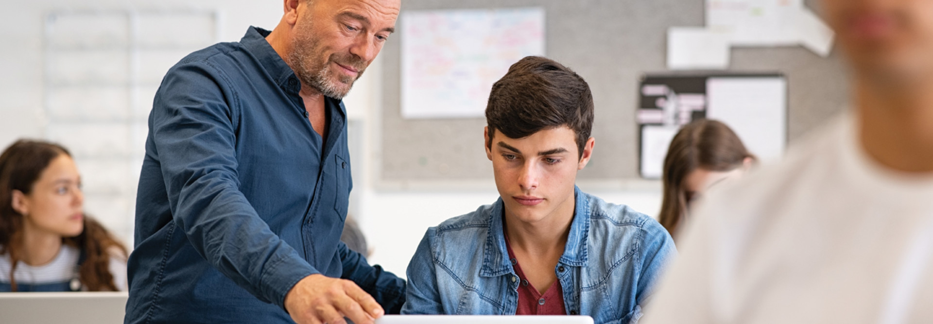 K–12 Educator Using Technology with Pedagogy in Classroom