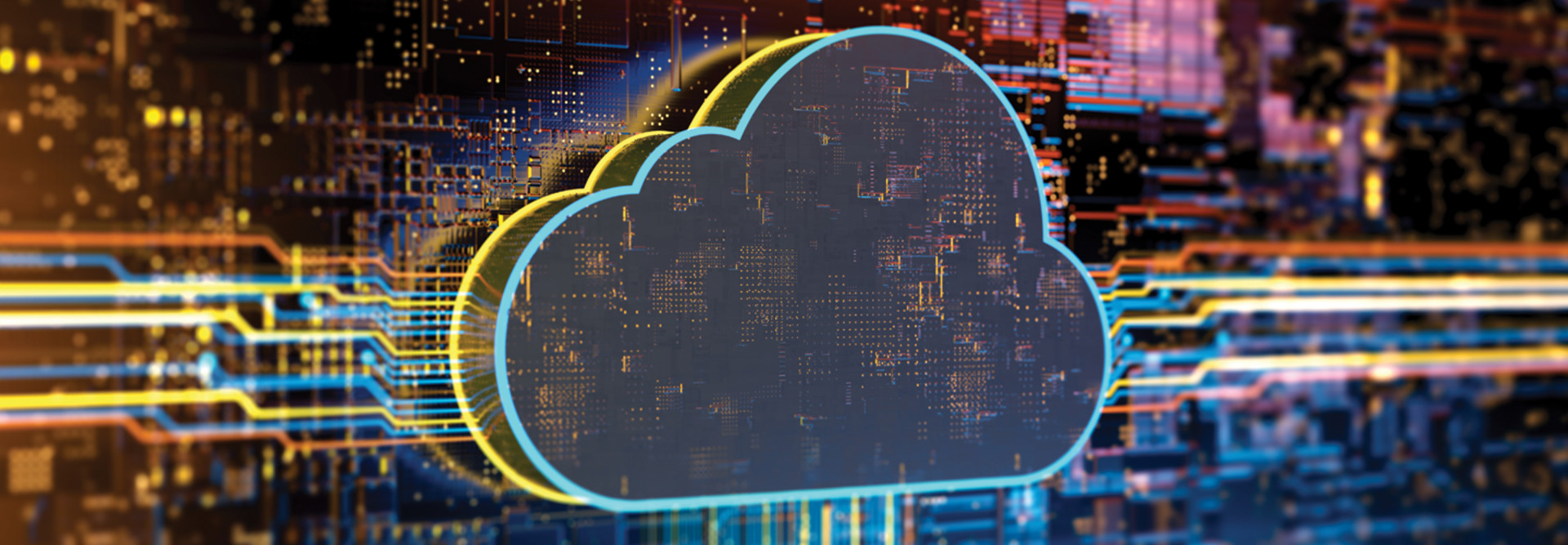 Data stored in the cloud 