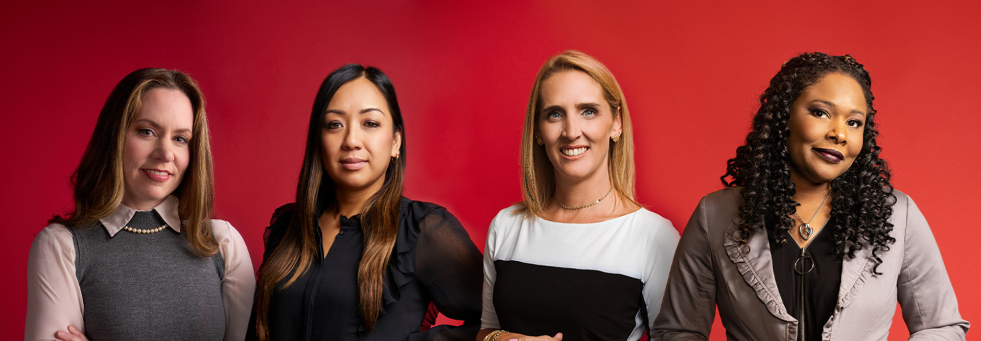 Shannon Heston of Chicago Public Schools, Lana Nguyen of Poway Unified School District, in San Diego, Lacey Gosch of Judson Independent School District in Live Oak, Texas, and Shawnteé Cowan of Mansfield Independent School District in Mansfield, Texas