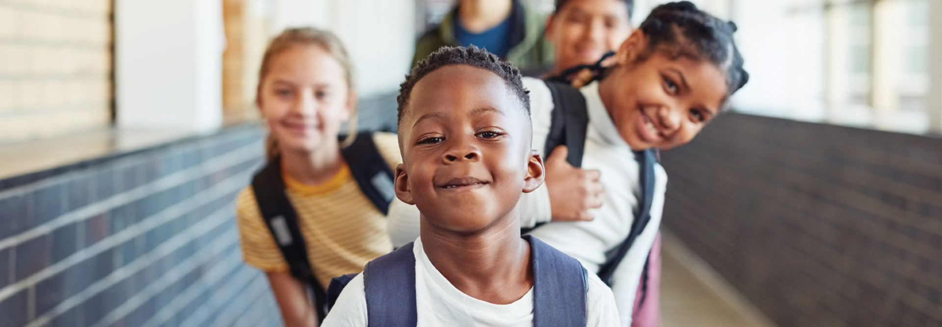 diverse students supported by technology