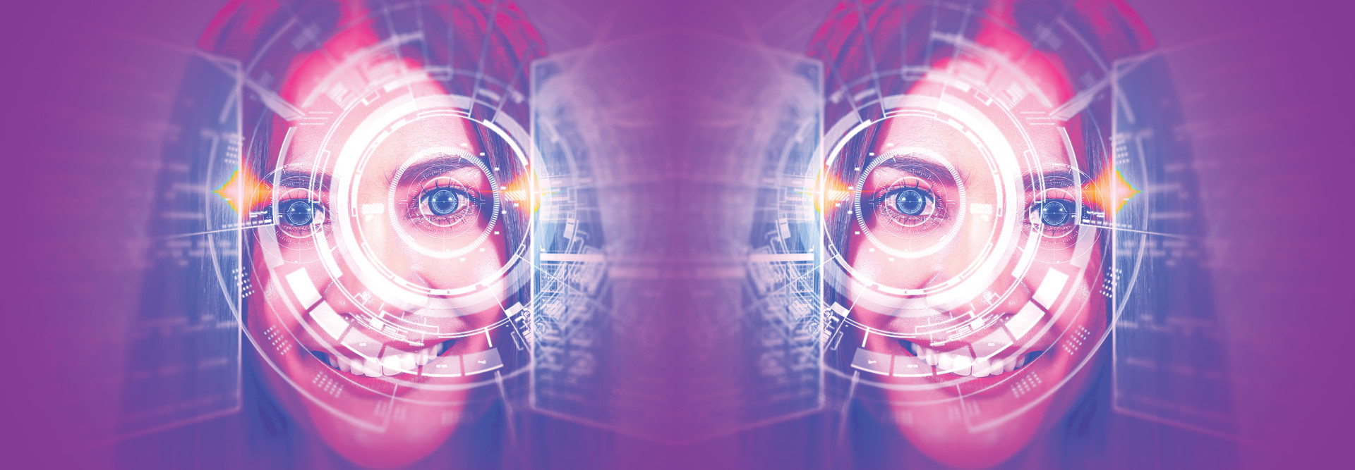 biometric eye scanner concept