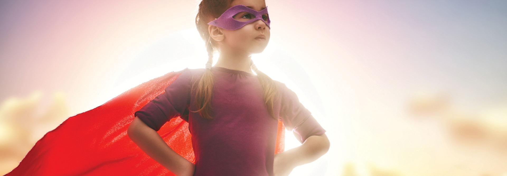 superhero student ready to stop cyberattacks in their school