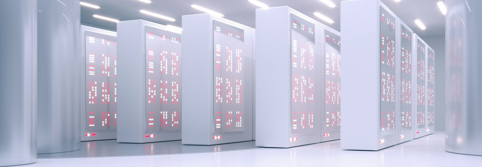 Bright and minimalist data center