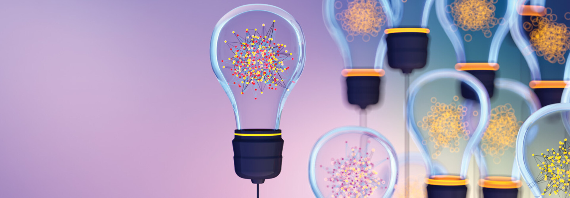Creative technology, idea light bulb