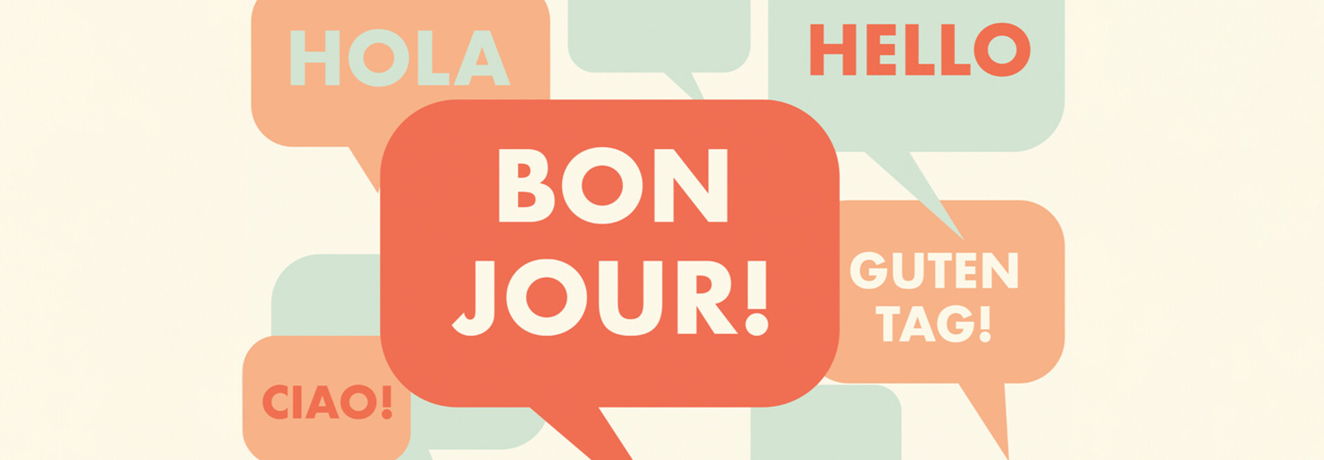 Colorful text blurbs