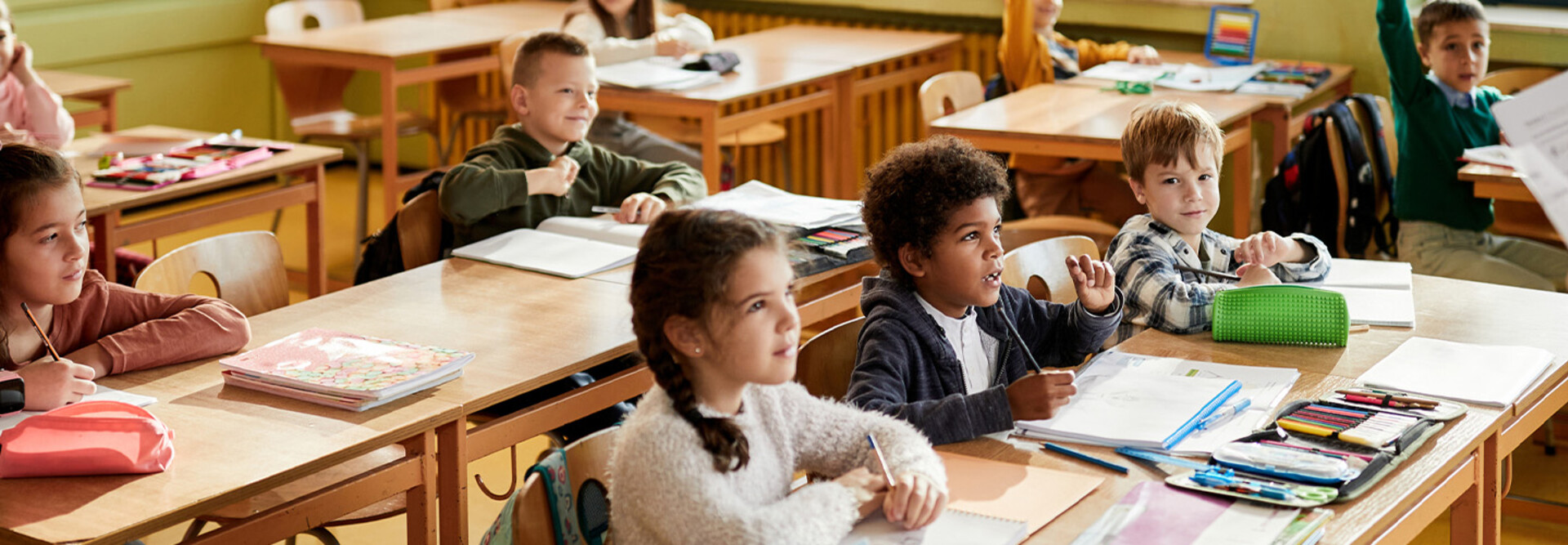 Students learning
