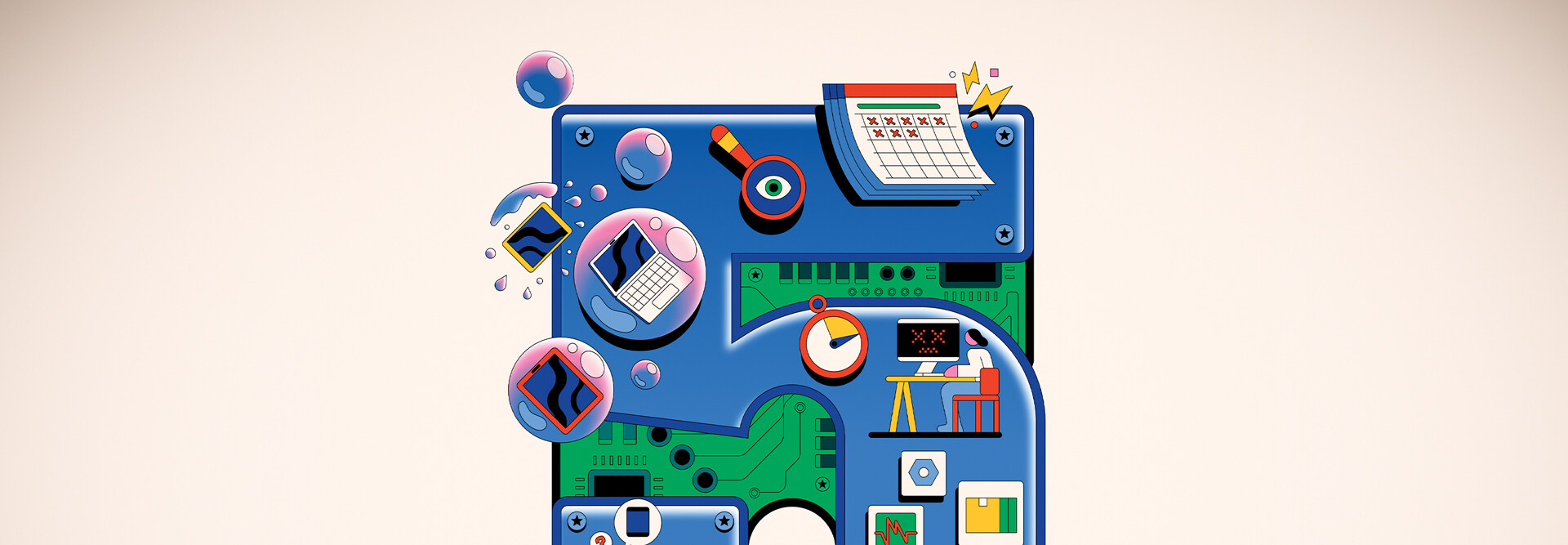 Illustration of device workflow