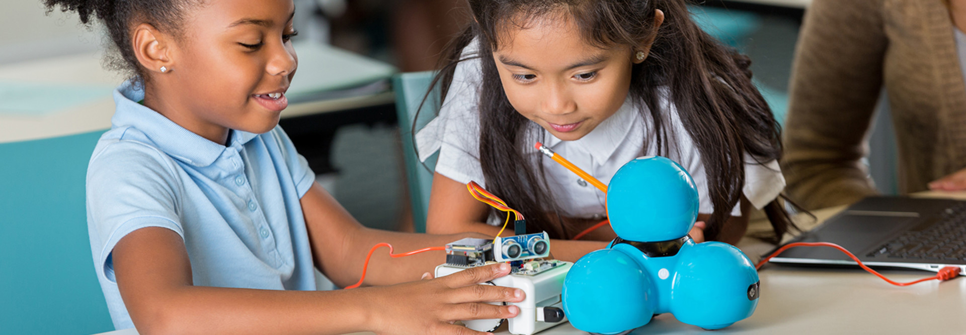 Students doing STEM