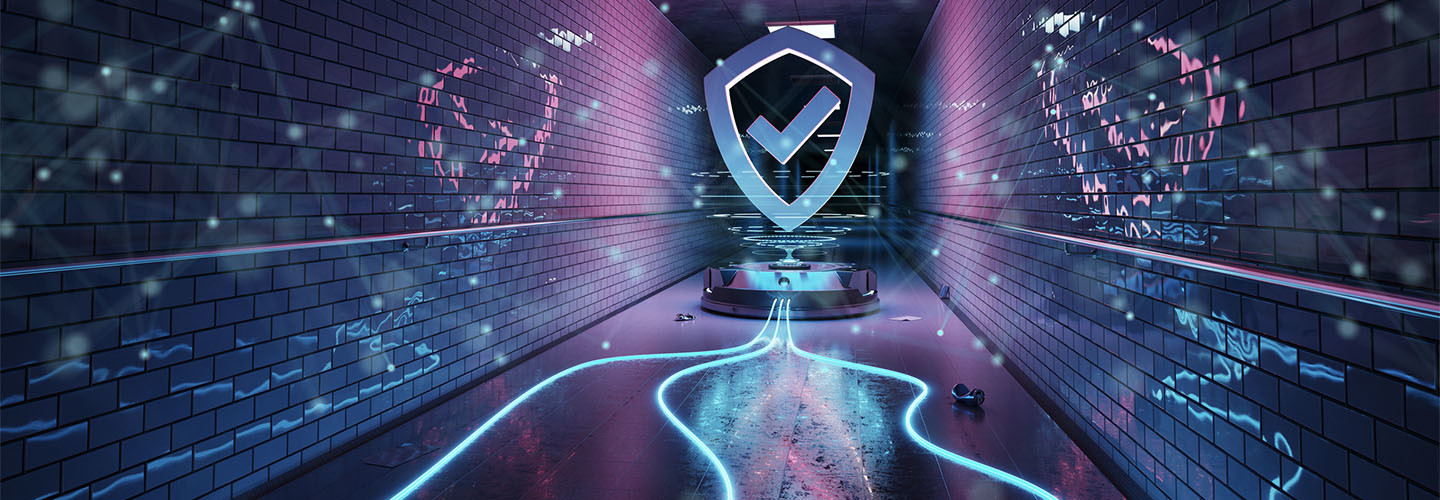 Underground cyber security hologram
