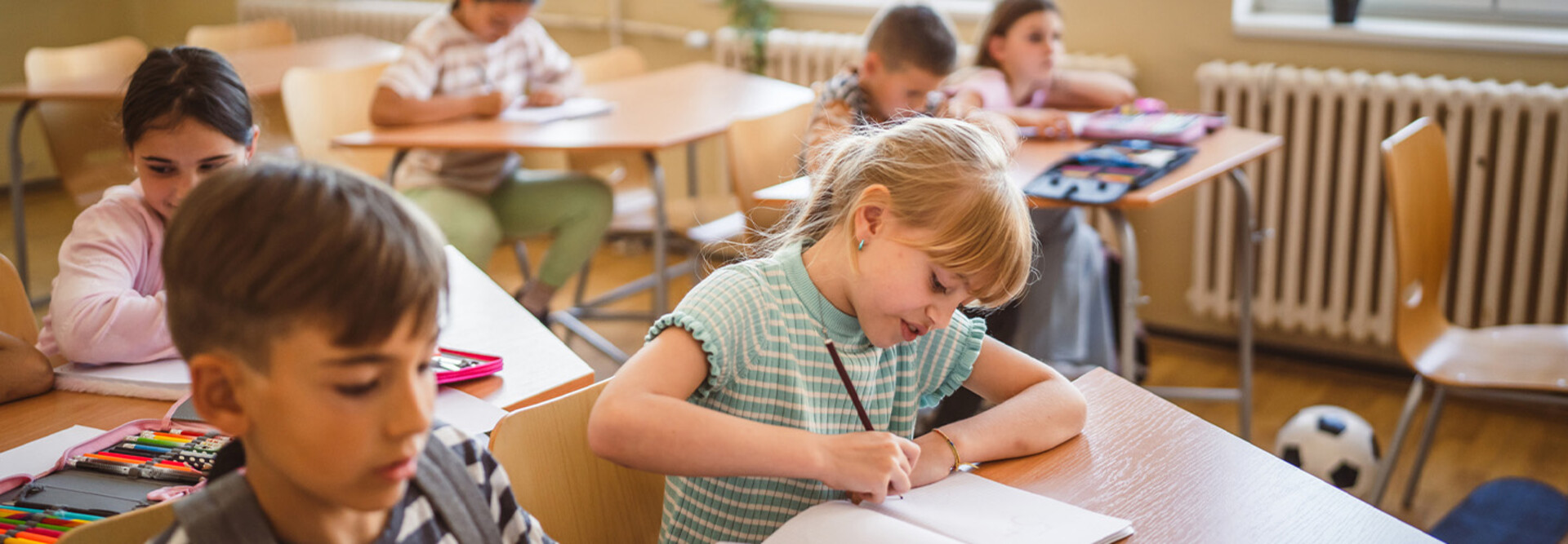 Students in the classroom
