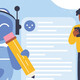 School chatbot illustration 