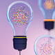 Creative technology, idea light bulb