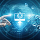 human hand and robot hand in ai art