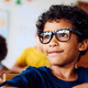 student in classroom