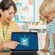 Teacher instructing students on AI usage