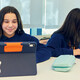 Students using tablets 