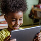 Students using devices