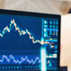 Person looking at financial data