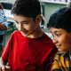 Students using laptops
