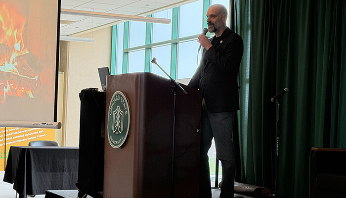 Nick Lucius, CIO of the city of Chicago, emphasized that students’ curiosity and creativity have already made them part of Chicago’s technological future.