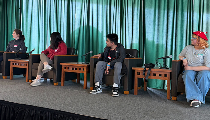 Students from Lane Tech College Prep High School and Charles A. Prosser Career Academy spoke about their experiences competing in the Chi-Craft finals.