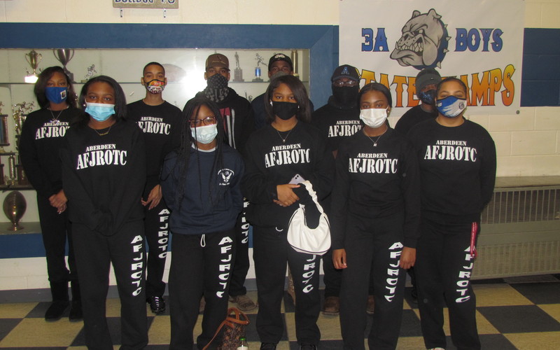 JROTC members - Aberdeen HS