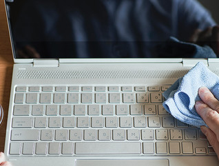 Disinfecting IT equipment for remote learning 