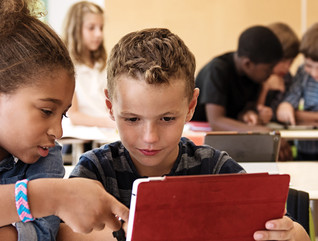 Students using Ed Tech in the Classroom