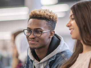 Students in a computer class